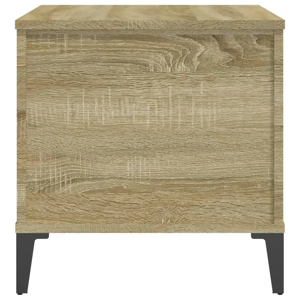 Coffee Table Sonoma Oak 60x44.5x45 cm Engineered Wood 819575