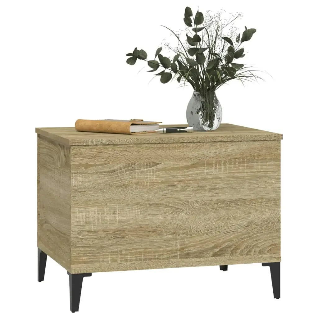 Coffee Table Sonoma Oak 60x44.5x45 cm Engineered Wood 819575