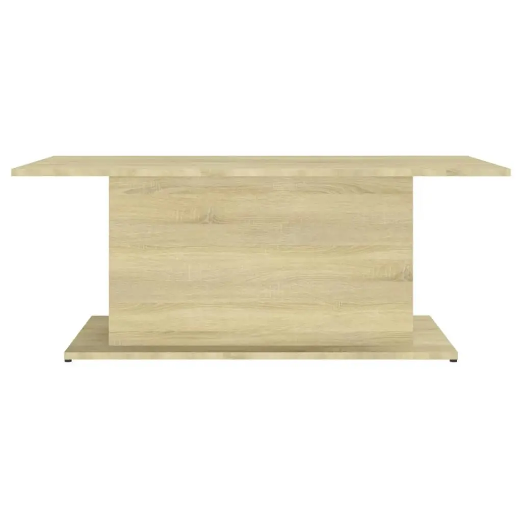 Coffee Table Sonoma Oak 102x55.5x40 cm Engineered Wood 810310