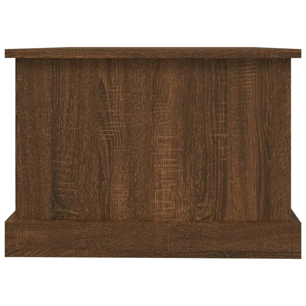 Coffee Table Brown Oak 90x50x35 cm Engineered Wood 816247