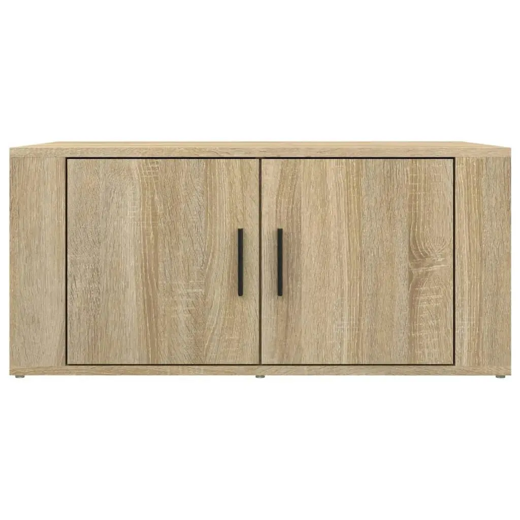 Coffee Table Sonoma Oak 80x50x36 cm Engineered Wood 816515