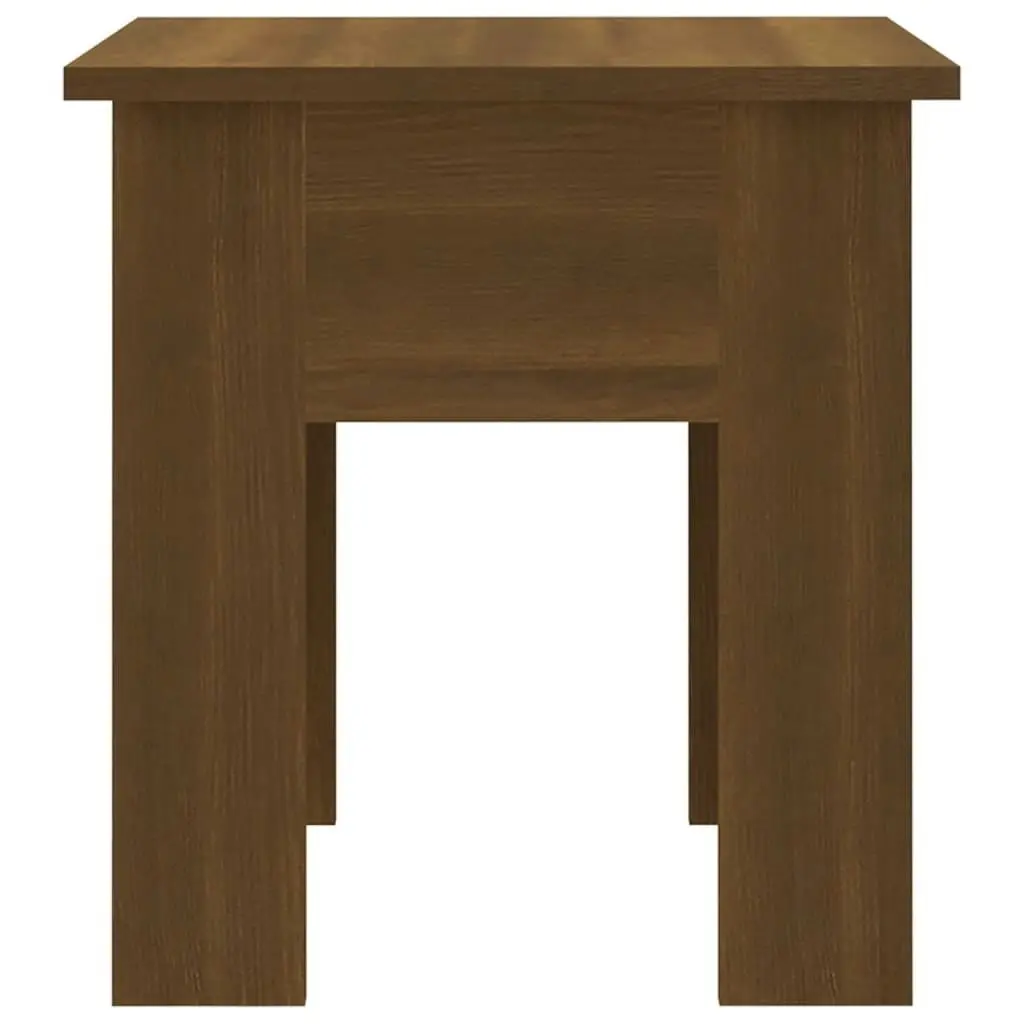 Coffee Table Brown Oak 40x40x42 cm Engineered Wood 813073