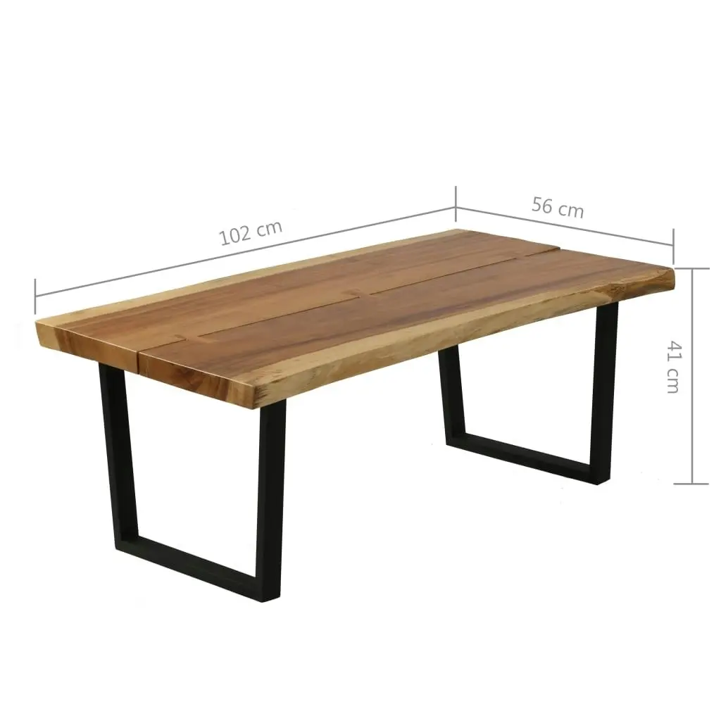 Coffee Table Solid Suar Wood 102x56x41 cm 245503