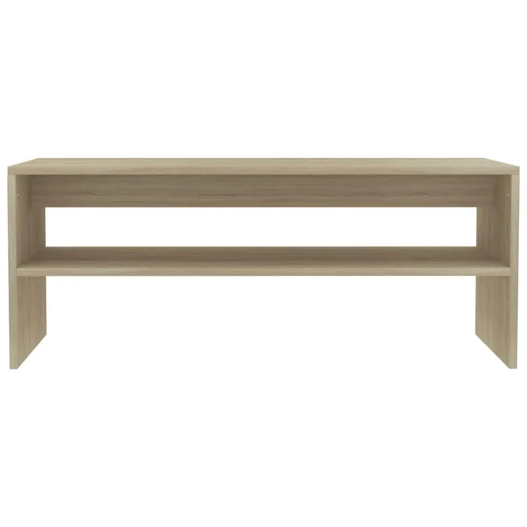 Coffee Table Sonoma Oak 100x40x40 cm Engineered Wood 800129