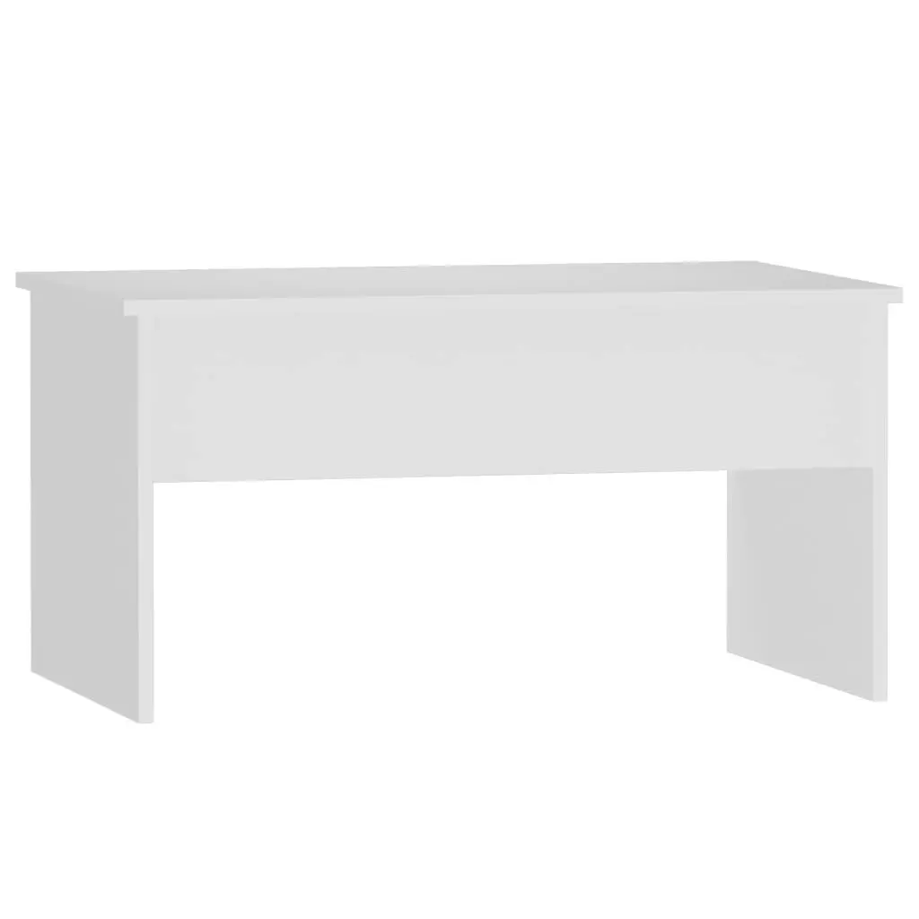 Coffee Table White 80x50.5x41.5 cm Engineered Wood 809638