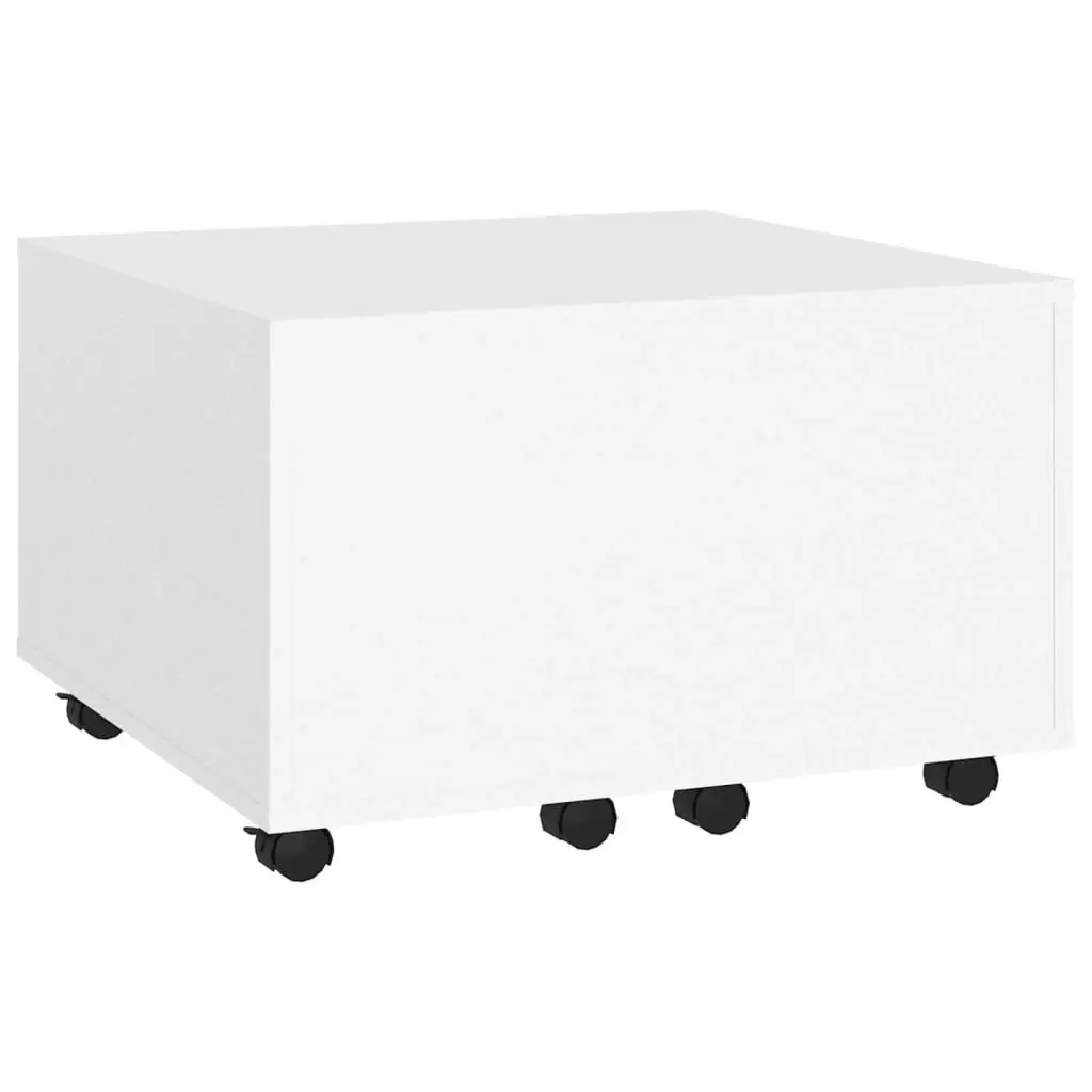 Coffee Table White 60x60x38 cm Engineered Wood 806858