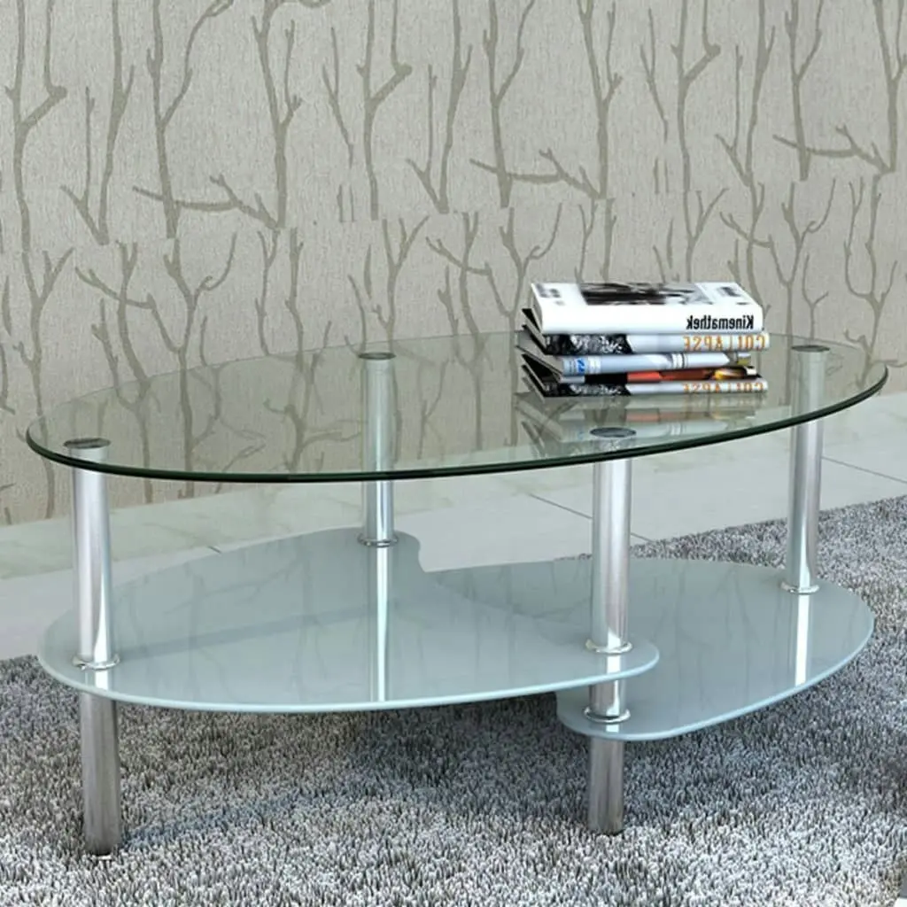 Coffee Table with Exclusive Design White 240508