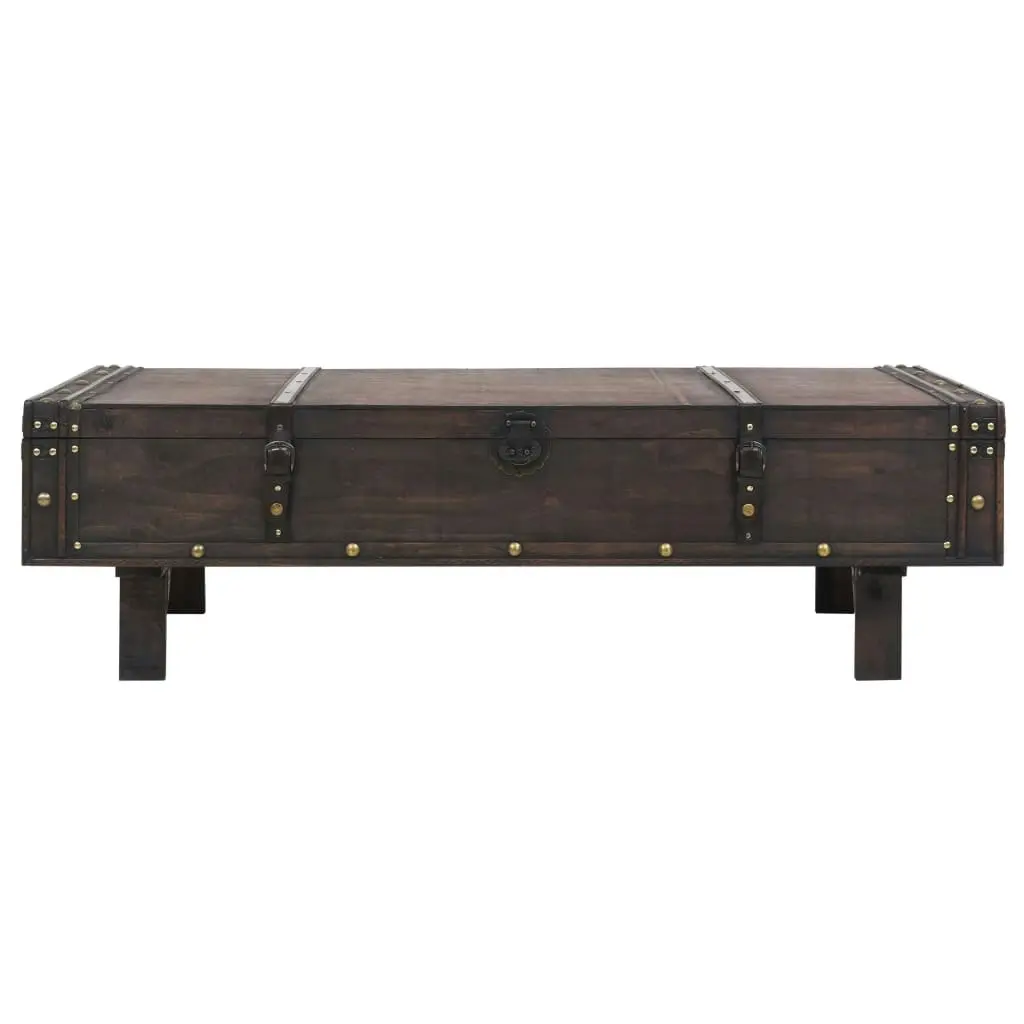 Coffee Table Solid Wood Vintage Style 120x55x35 cm 245802