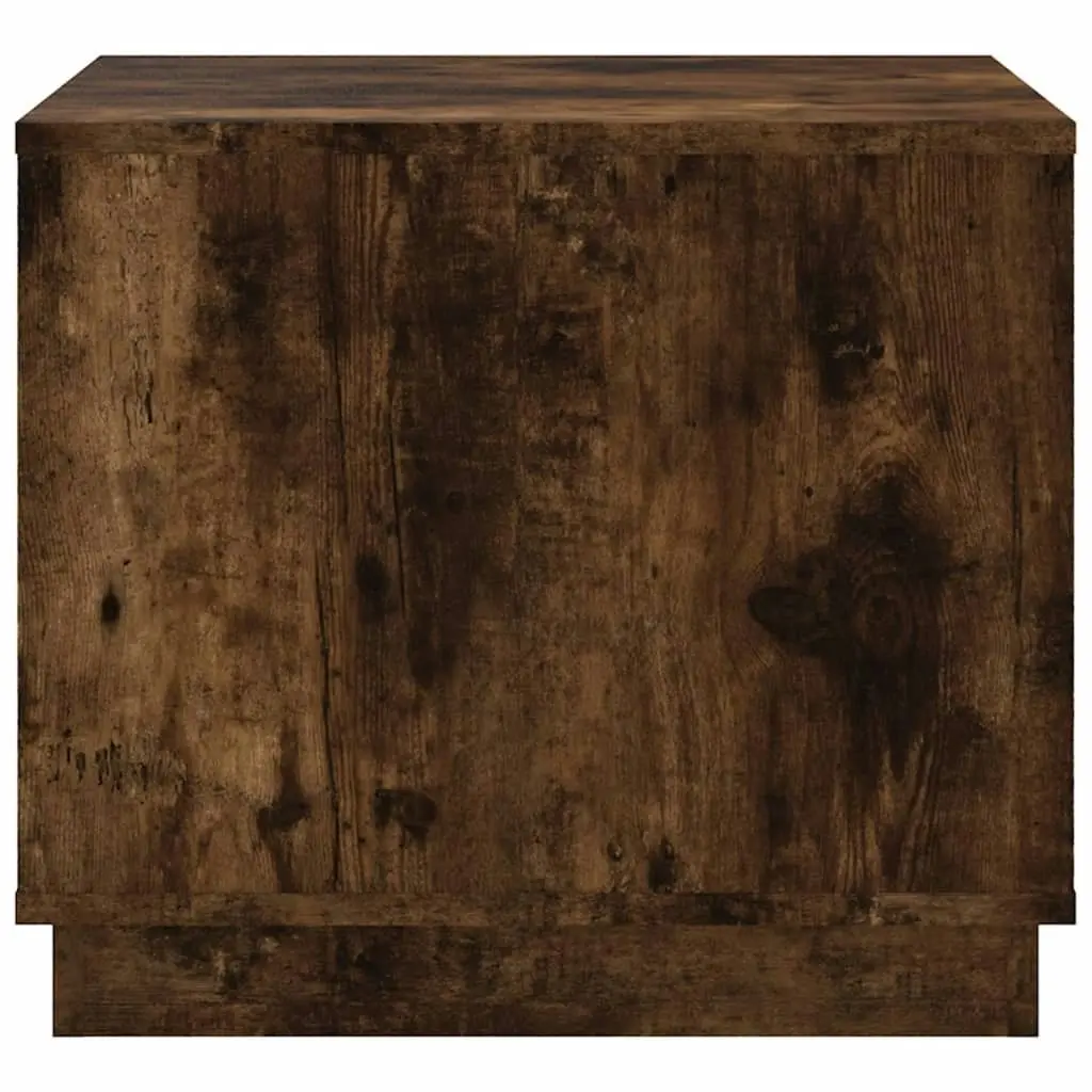 Coffee Table Smoked Oak 51x50x44 cm Engineered Wood 819873