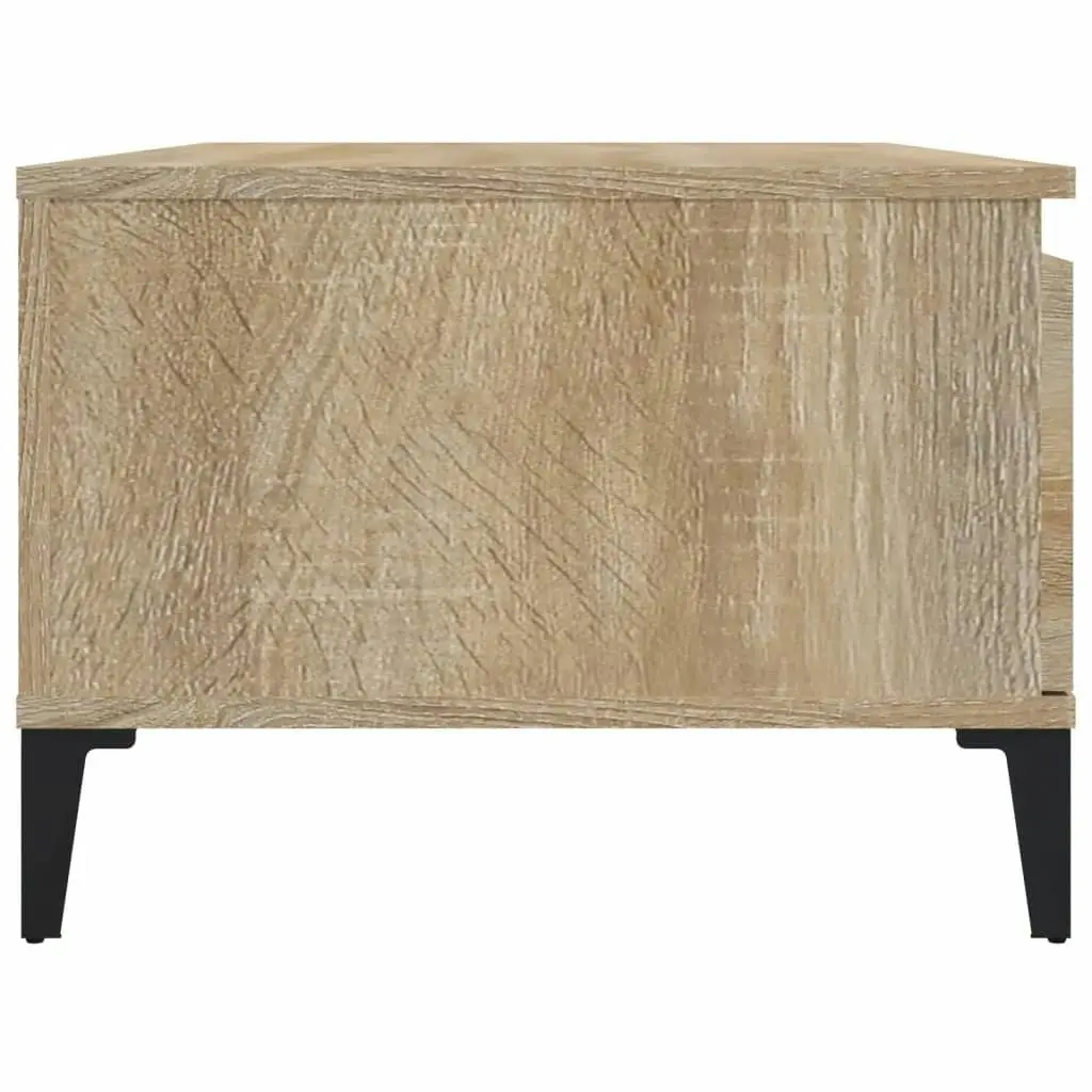 Coffee Table Sonoma Oak 90x50x36.5 cm Engineered Wood 821055