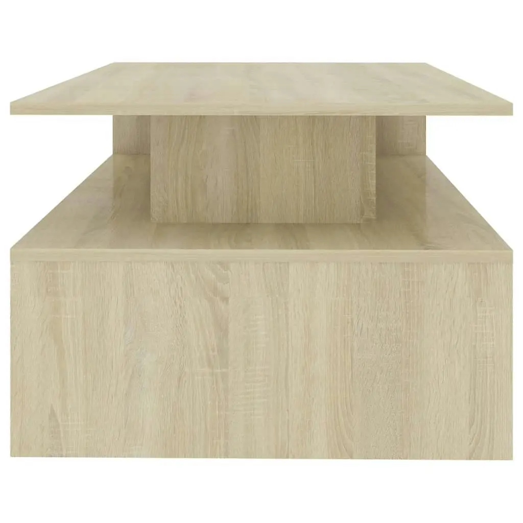 Coffee Table Sonoma Oak 90x60x42.5 cm Engineered Wood 803257