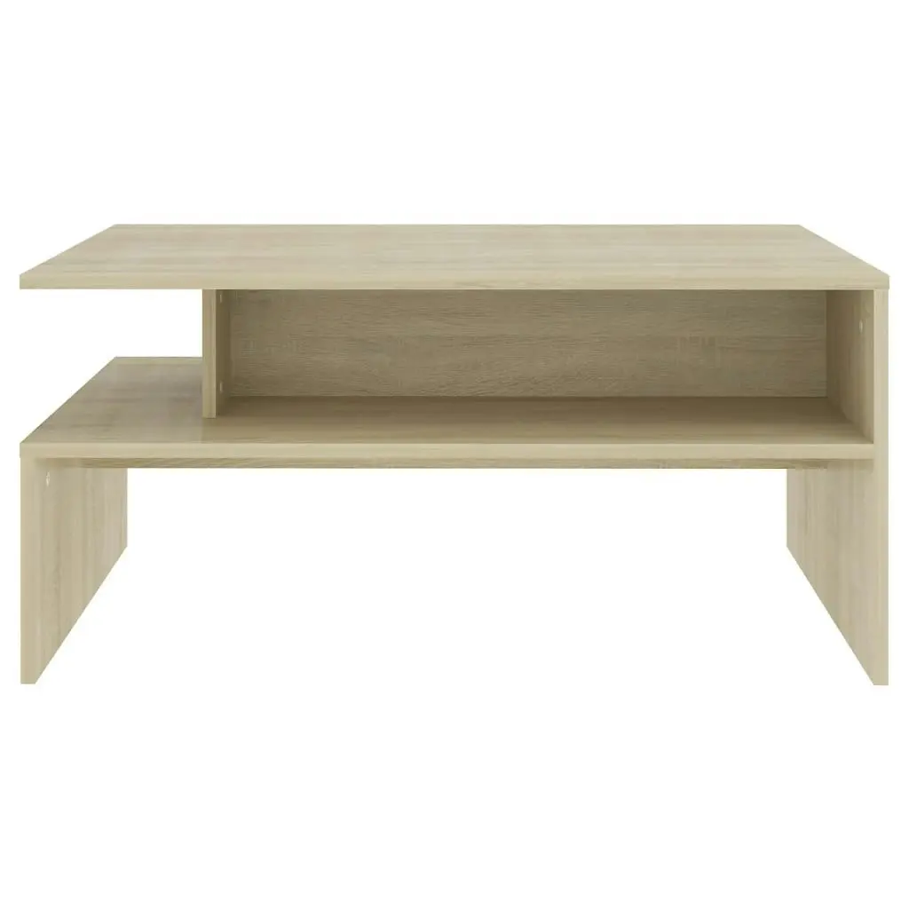 Coffee Table Sonoma Oak 90x60x42.5 cm Engineered Wood 803257