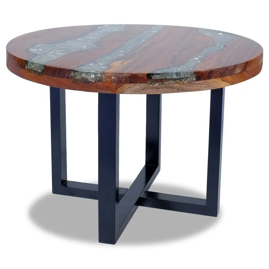 Coffee Table Teak Resin 60 cm 243466