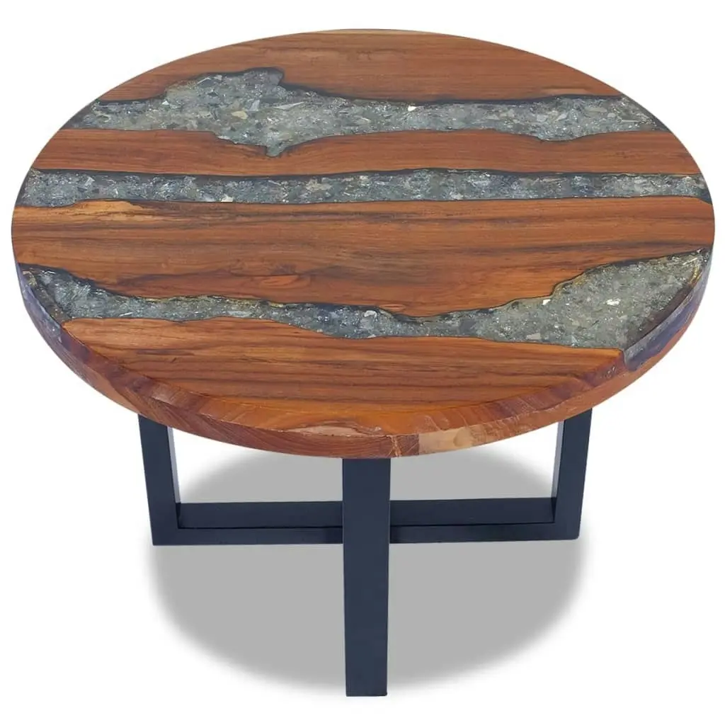 Coffee Table Teak Resin 60 cm 243466