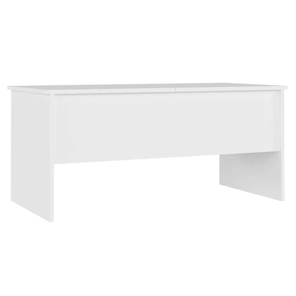 Coffee Table White 102x50.5x46.5 cm Engineered Wood 809719