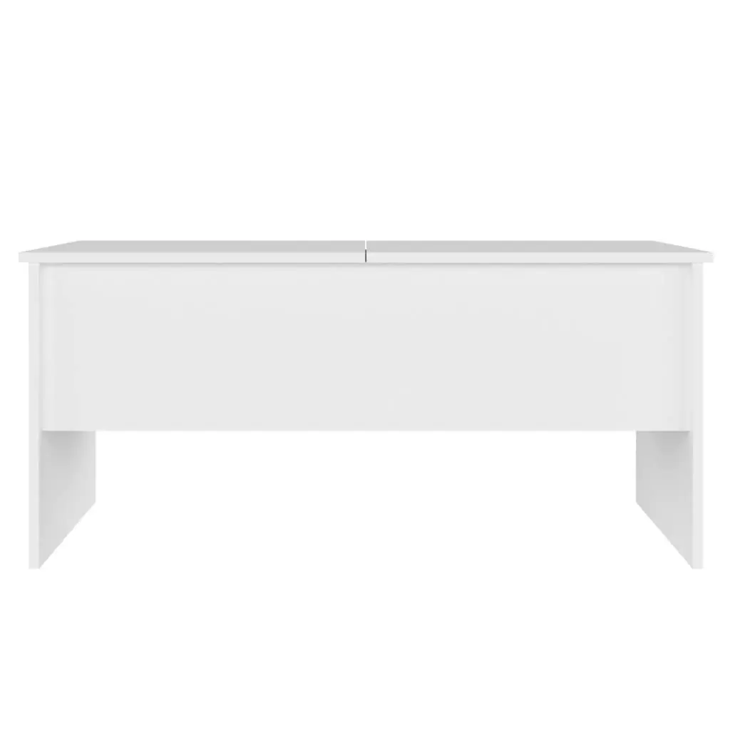 Coffee Table White 102x50.5x46.5 cm Engineered Wood 809719