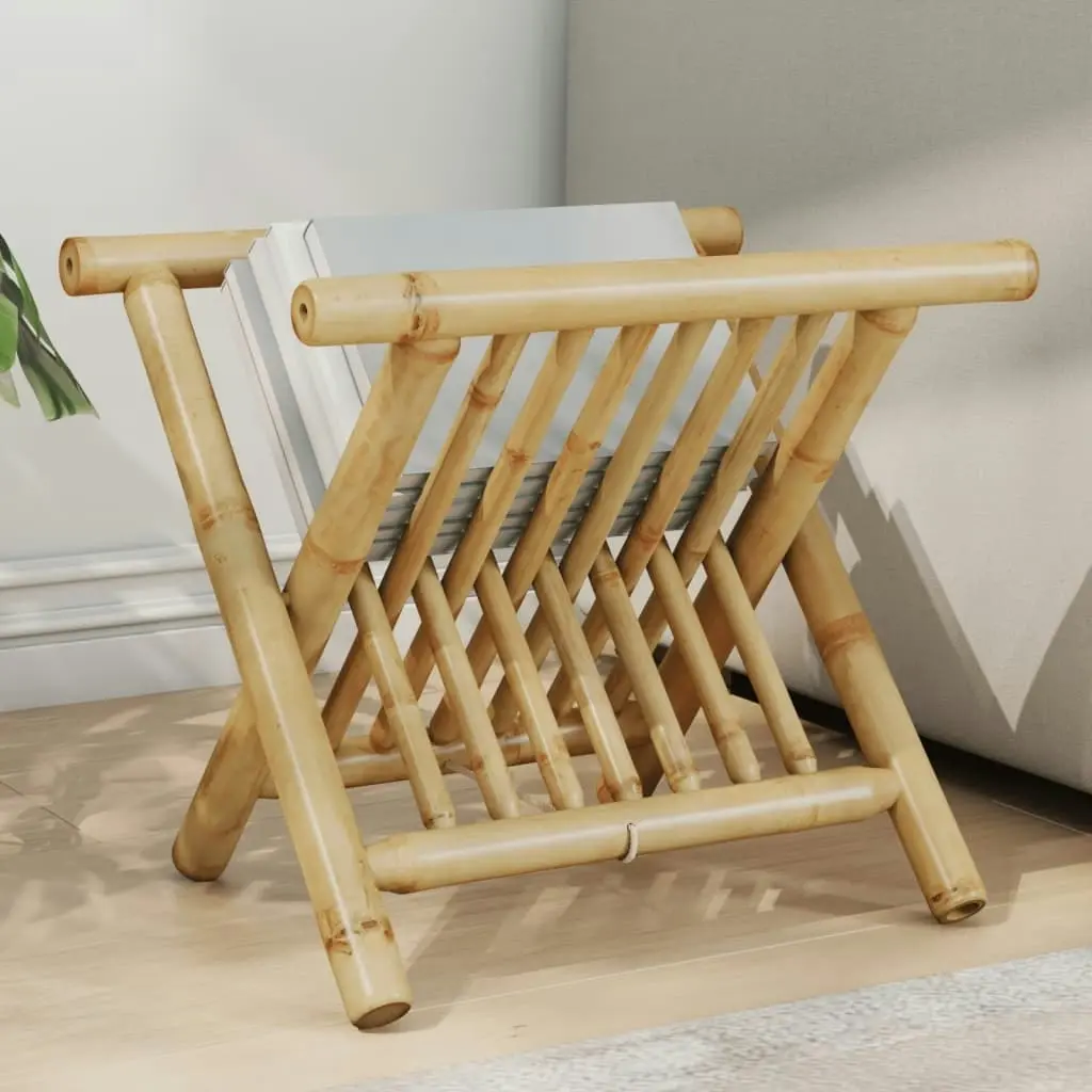 Magazine Rack 42x30.5x34.5 cm Bamboo 366452