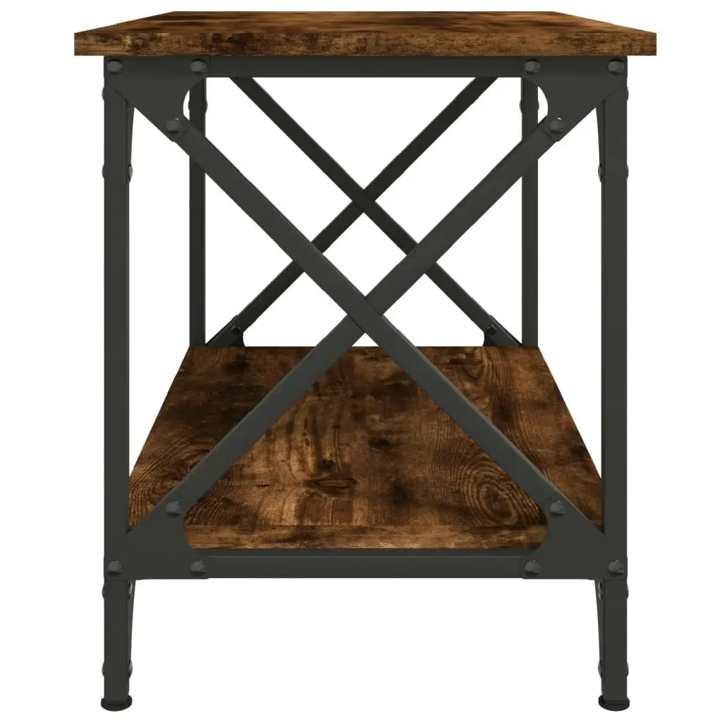 Side Table Smoked Oak 55x38x45 cm Engineered Wood 823329