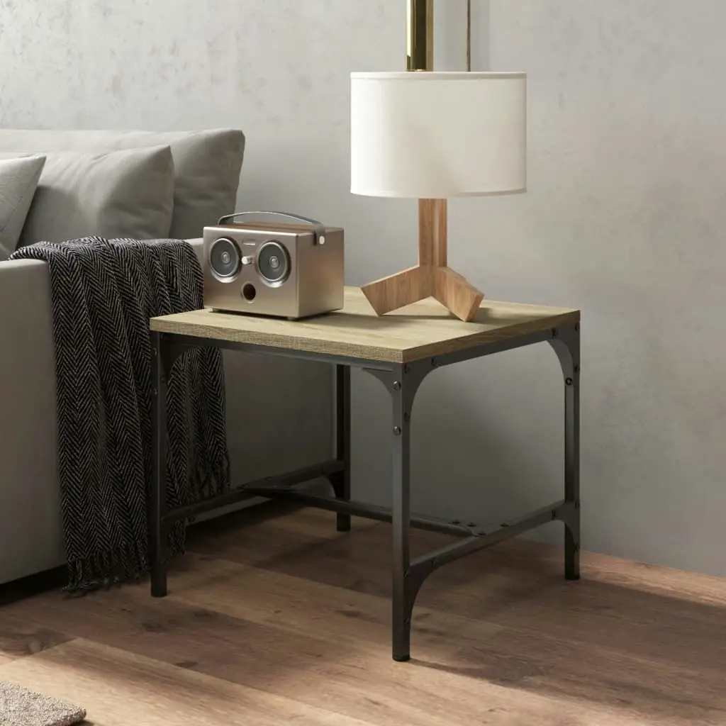 Side Table Sonoma Oak 40x40x35 cm Engineered Wood 819404