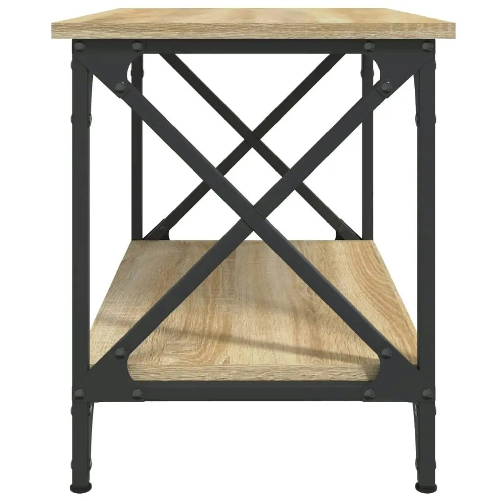 Side Table Sonoma Oak 55x38x45 cm Engineered Wood 823328