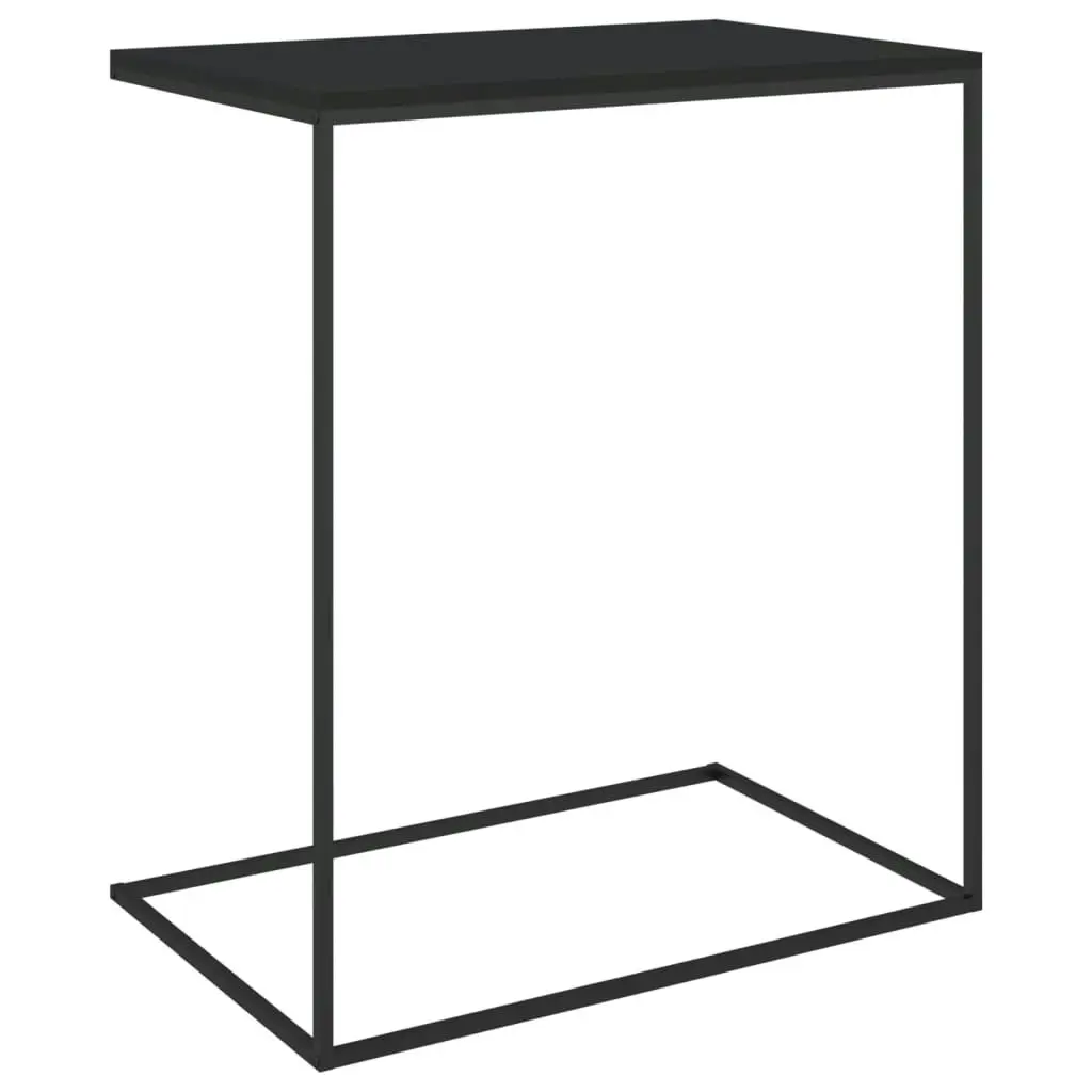 Side Table Black 55x35x66 cm Engineered Wood 336133