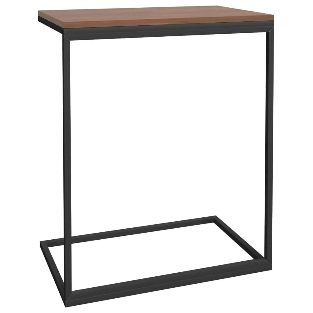 Side Table Black 55x35x66 cm Engineered Wood 336132