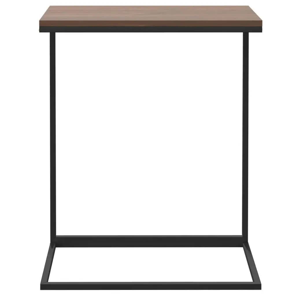 Side Table Black 55x35x66 cm Engineered Wood 336132