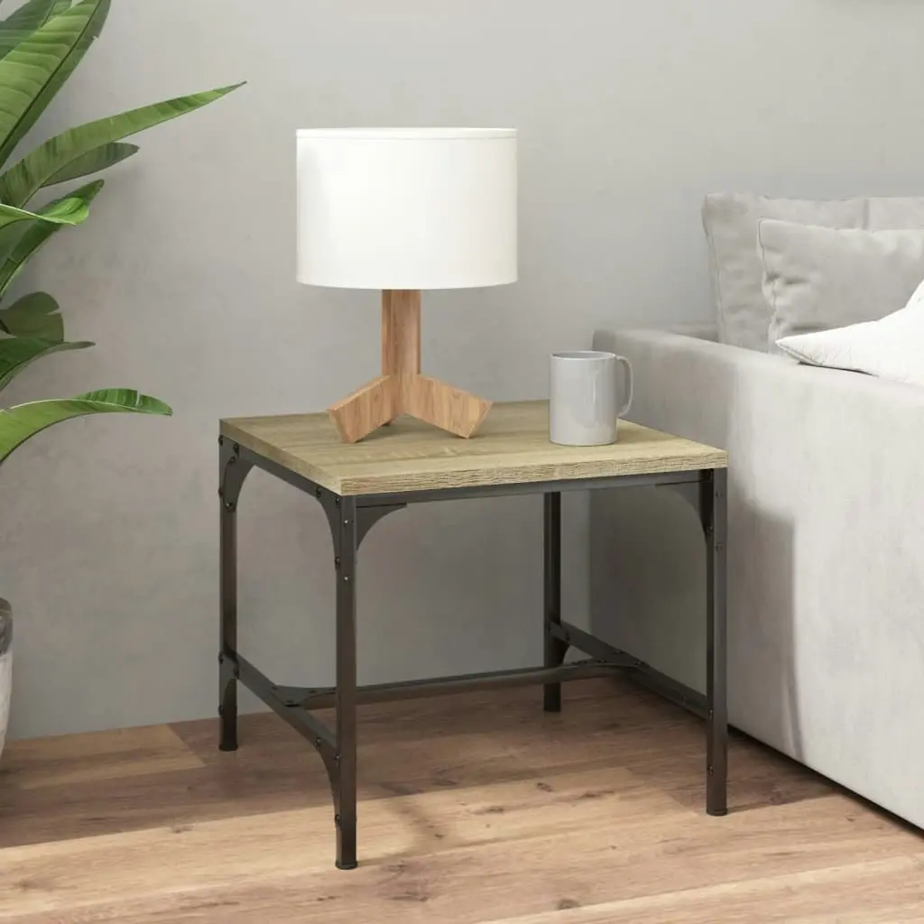 Side Tables 2 pcs Sonoma Oak 40x40x35 cm Engineered Wood 819405