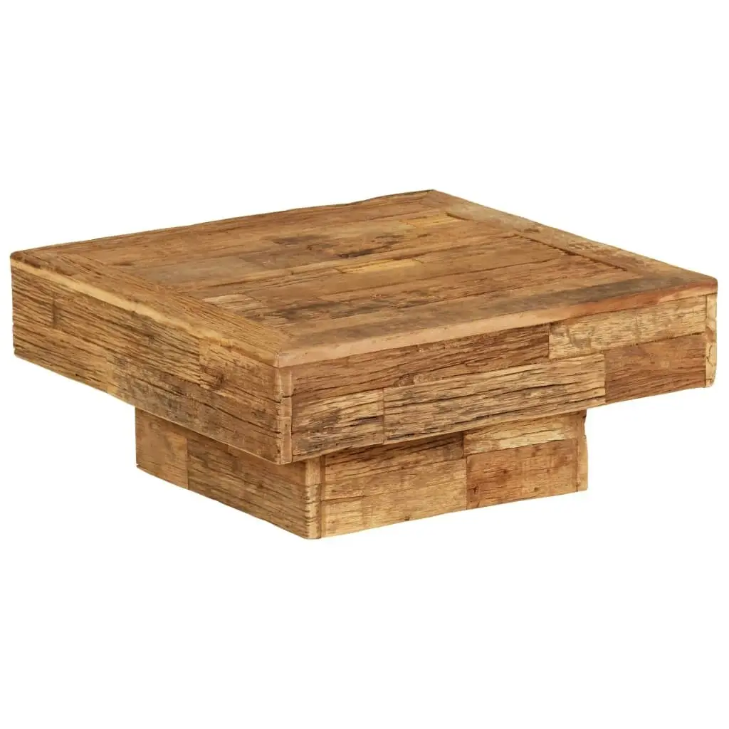 Coffee Table Solid Reclaimed Wood 70x70x30 cm 246420