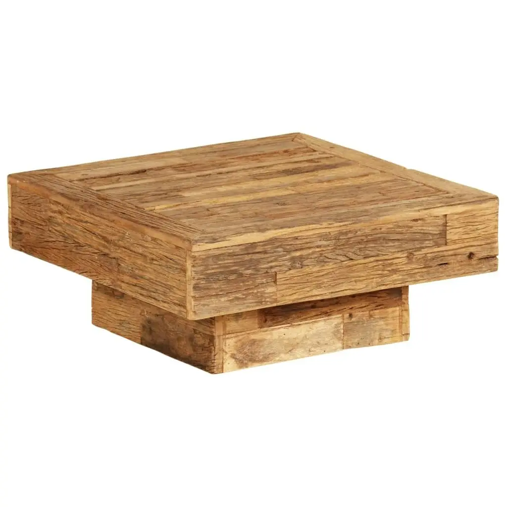 Coffee Table Solid Reclaimed Wood 70x70x30 cm 246420