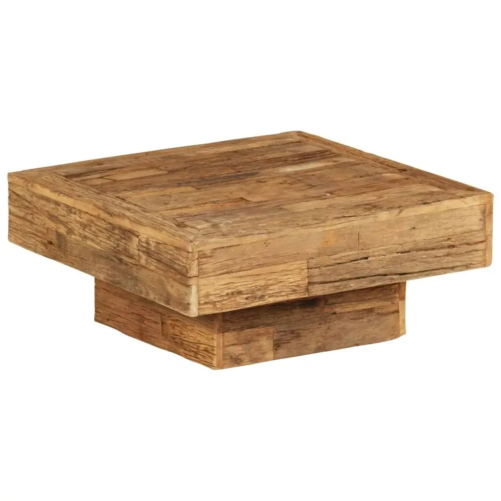 Coffee Table Solid Reclaimed Wood 70x70x30 cm 246420