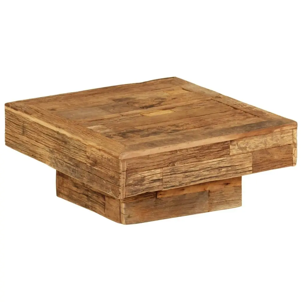 Coffee Table Solid Reclaimed Wood 70x70x30 cm 246420