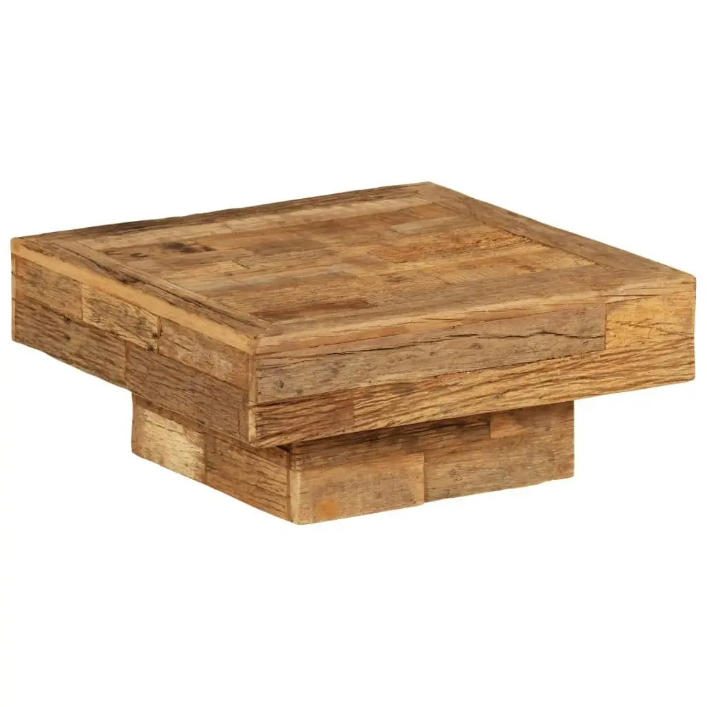 Coffee Table Solid Reclaimed Wood 70x70x30 cm 246420