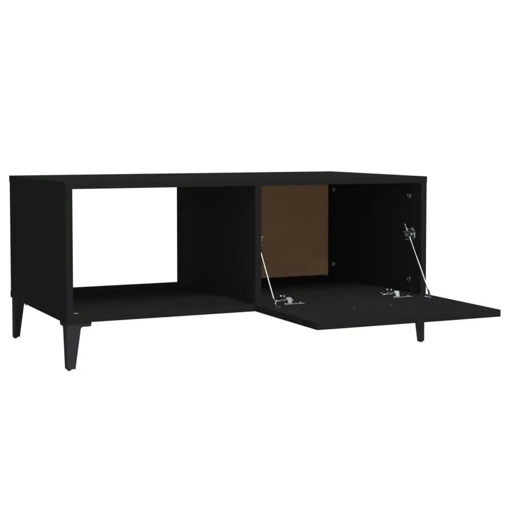 Coffee Table Black 90x50x40 cm Engineered Wood 812664