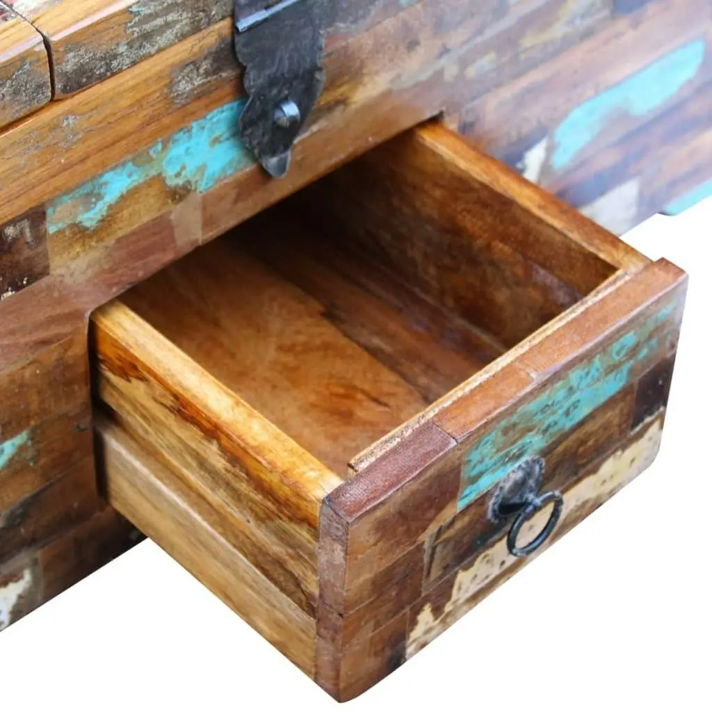 Coffee Table Box Chest Solid Reclaimed Wood 80x40x35 cm 243320