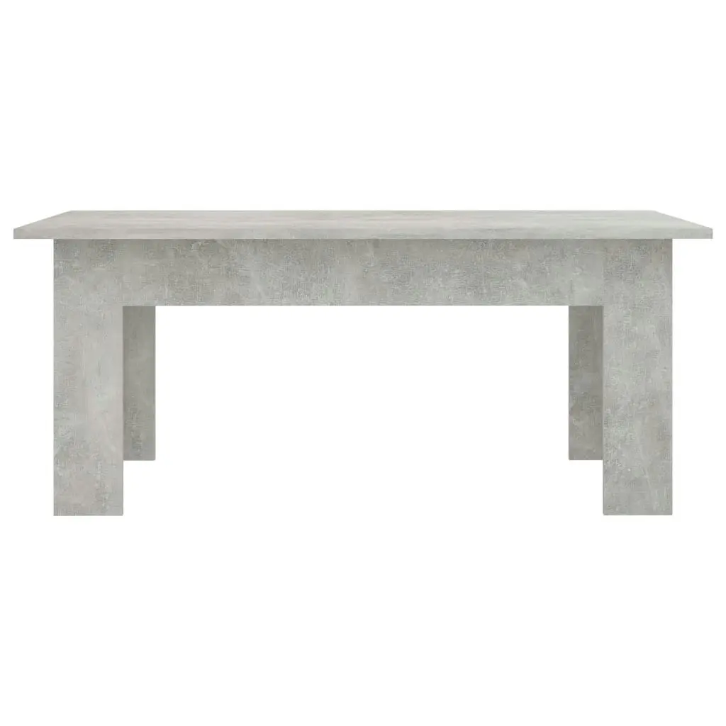 Coffee Table Concrete Grey 100x60x42 cm Engineered Wood 801183