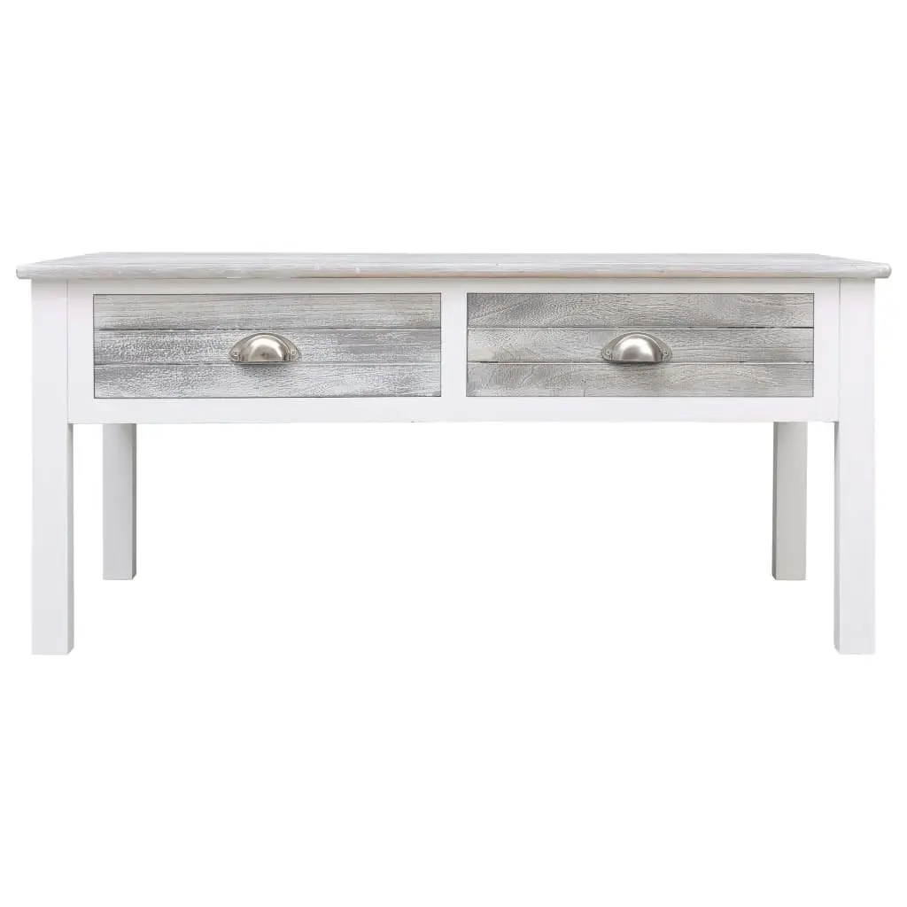 Coffee Table Grey 100x50x45 cm Wood 284133