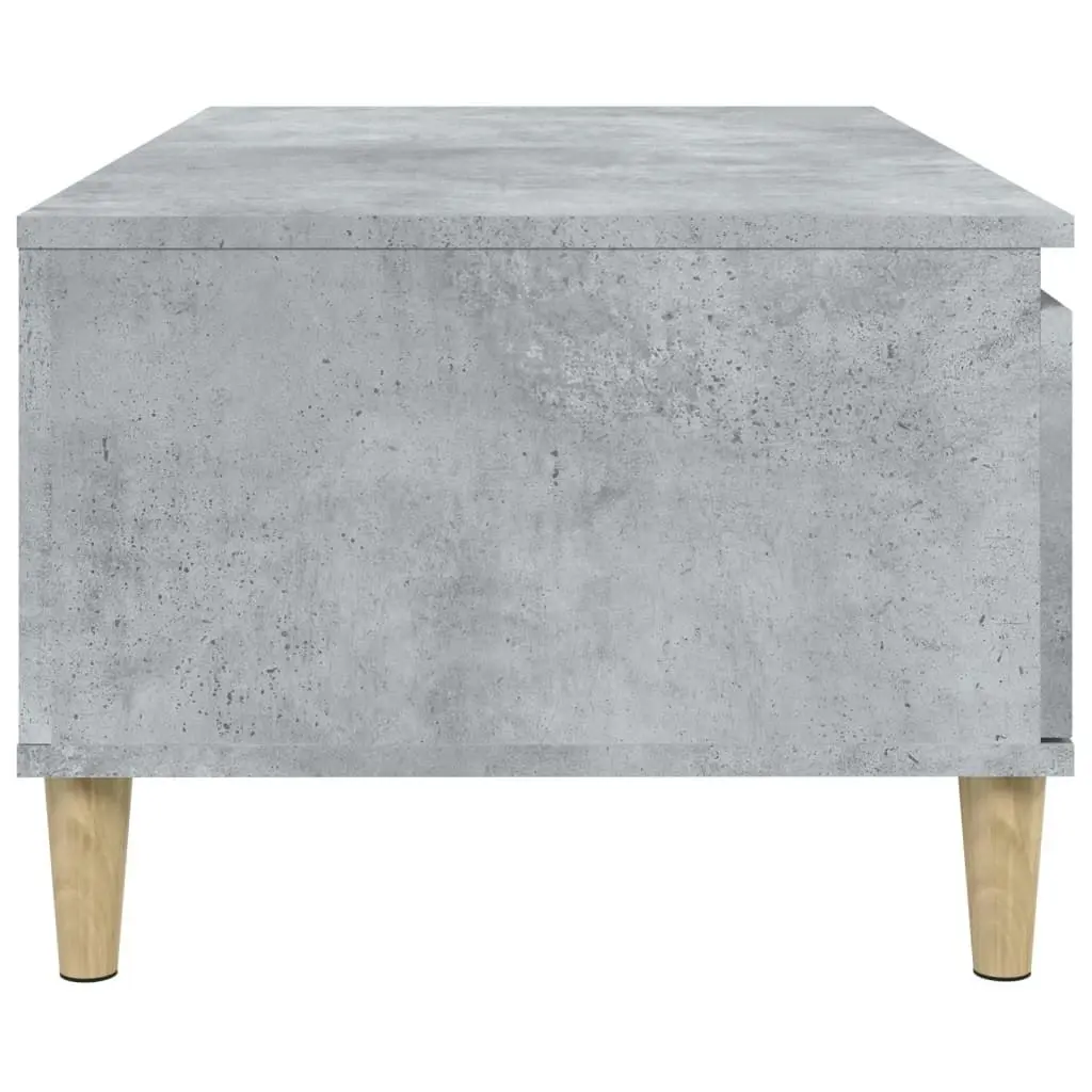 Coffee Table Concrete Grey 90x50x36.5 cm Engineered Wood 821112