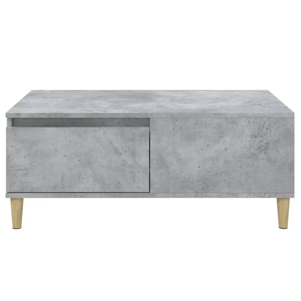 Coffee Table Concrete Grey 90x50x36.5 cm Engineered Wood 821112