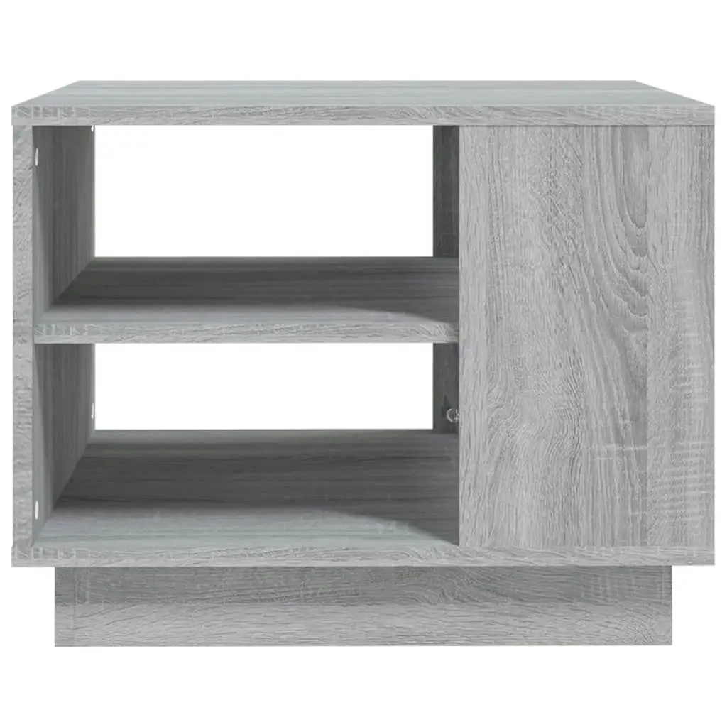 Coffee Table Grey Sonoma 55x55x43 cm Engineered Wood 813087