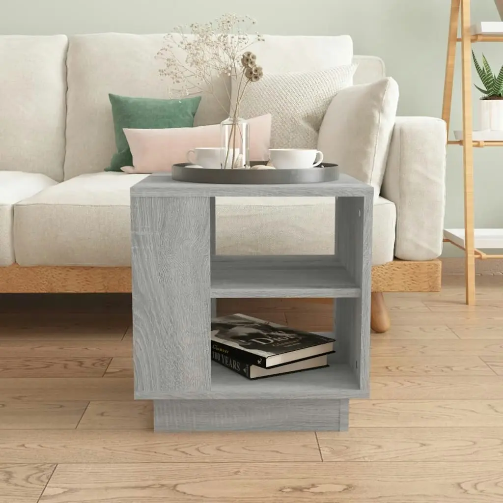 Coffee Table Grey Sonoma 40x40x43 cm Engineered Wood 813090