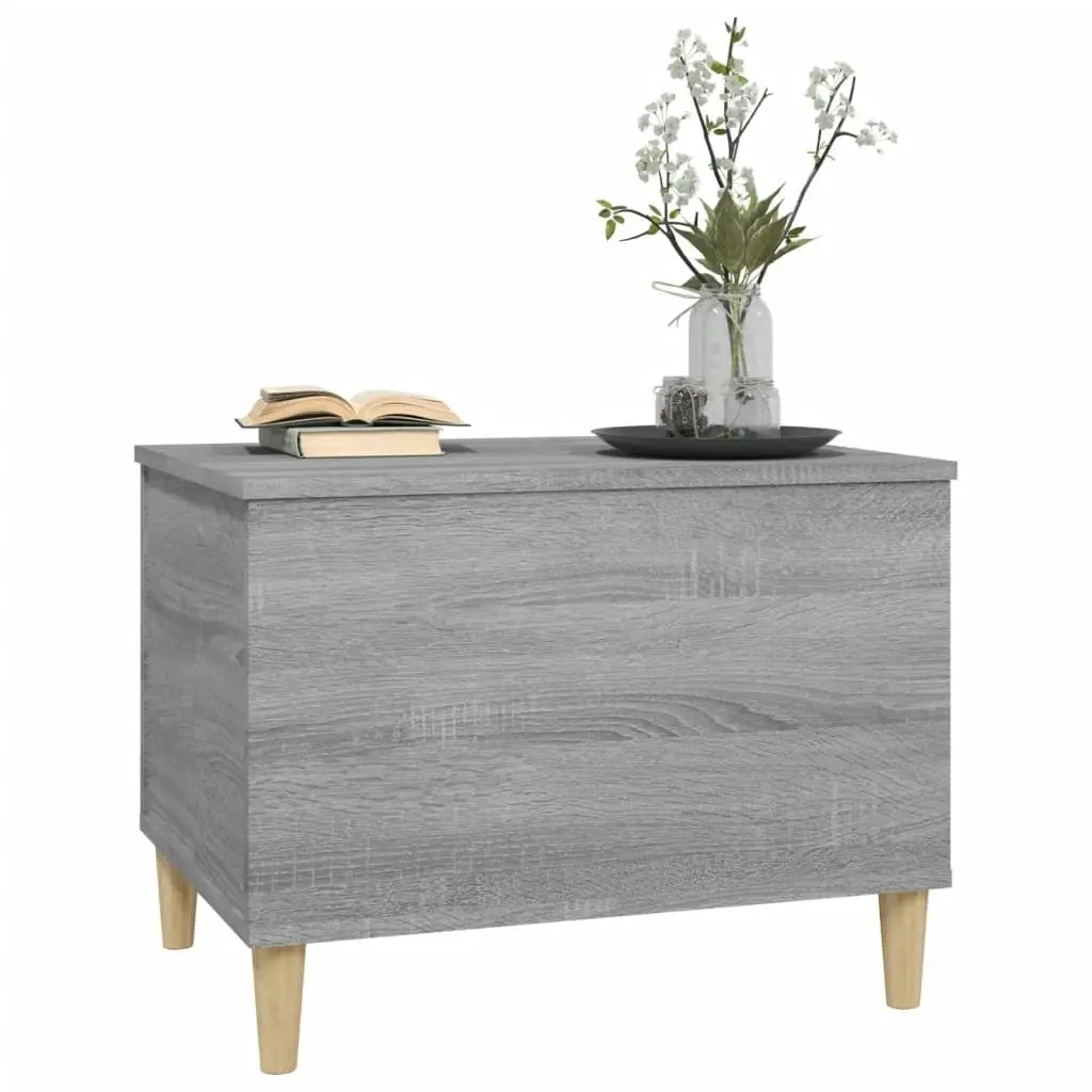 Coffee Table Grey Sonoma 60x44.5x45 cm Engineered Wood 819570