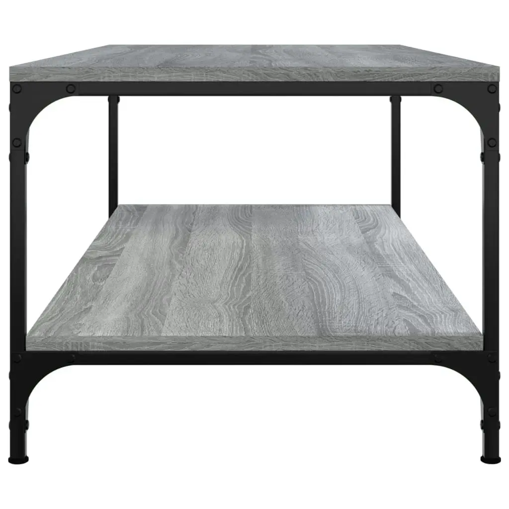 Coffee Table Grey Sonoma 100x50x40 cm Engineered Wood 819365