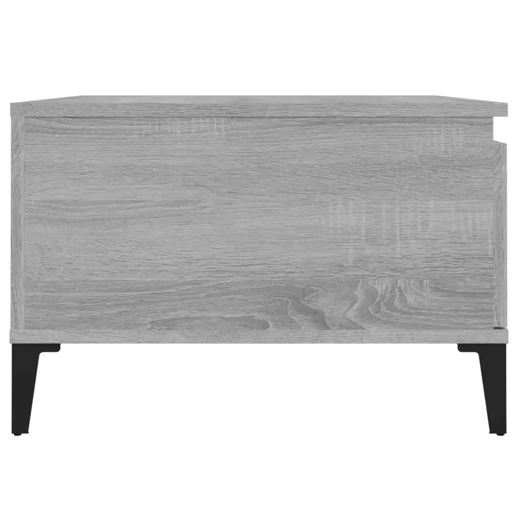 Coffee Table Grey Sonoma 55x55x36.5 cm Engineered Wood 821090