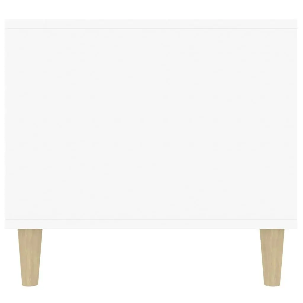 Coffee Table High Gloss White 90x49x45 cm Engineered Wood 819614