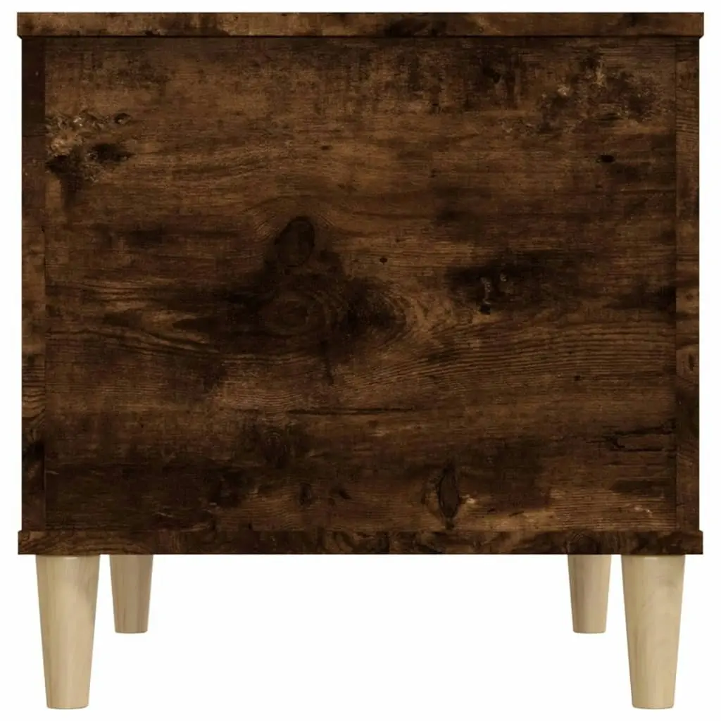 Coffee Table Smoked Oak 60x44.5x45 cm Engineered Wood 819569