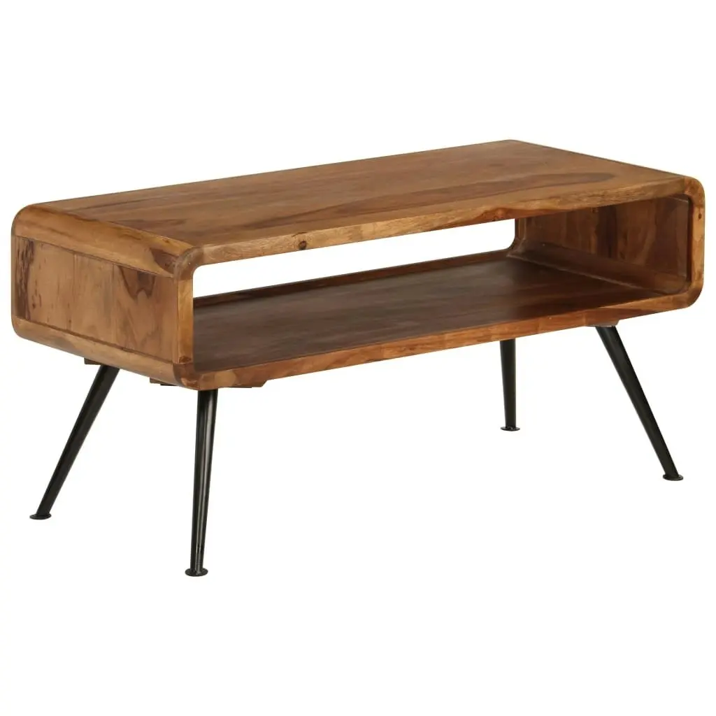 Coffee Table Solid Sheesham Wood 95x40x45 cm 246249