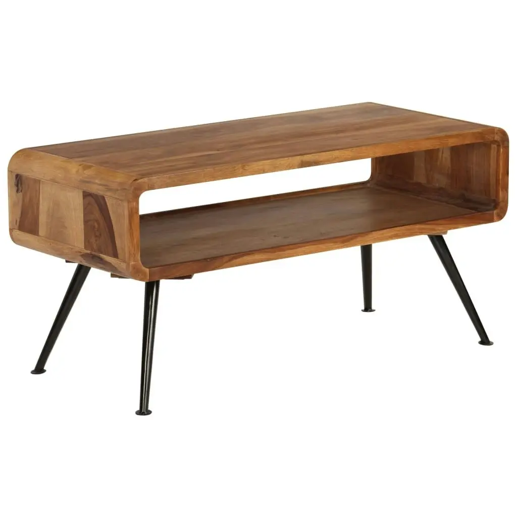 Coffee Table Solid Sheesham Wood 95x40x45 cm 246249