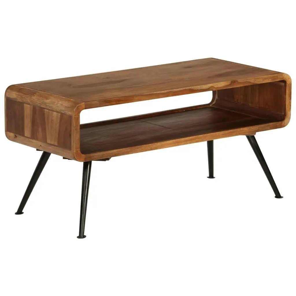 Coffee Table Solid Sheesham Wood 95x40x45 cm 246249