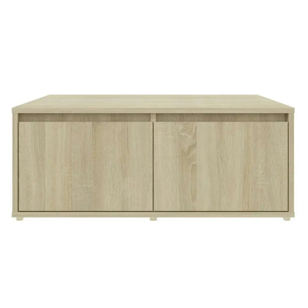 Coffee Table Sonoma Oak 80x80x31 cm Engineered Wood 806879